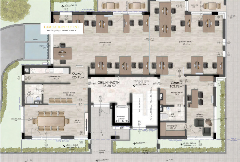 Продава ОФИС, гр. София, Бояна, снимка 3 - Офиси - 52580825