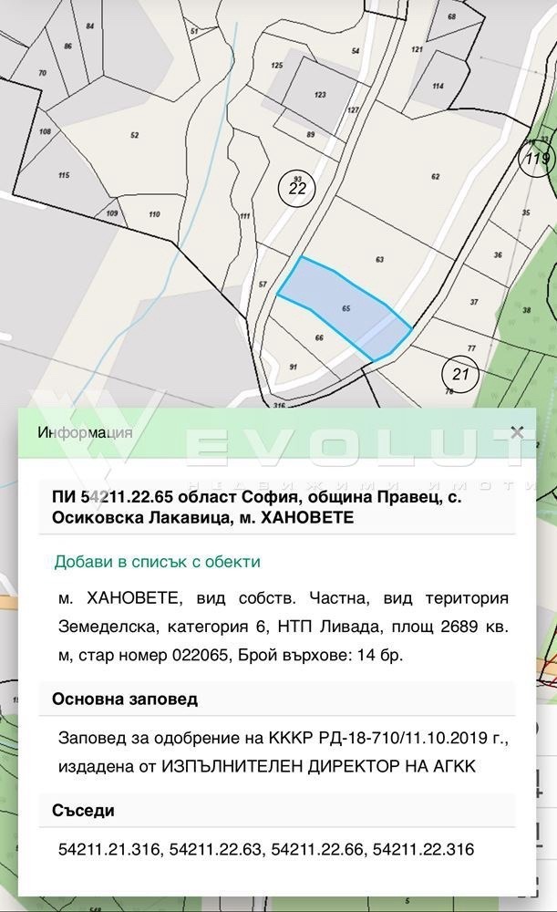 Продава  Парцел област София , с. Осиковска Лакавица , 2689 кв.м | 96546743 - изображение [3]