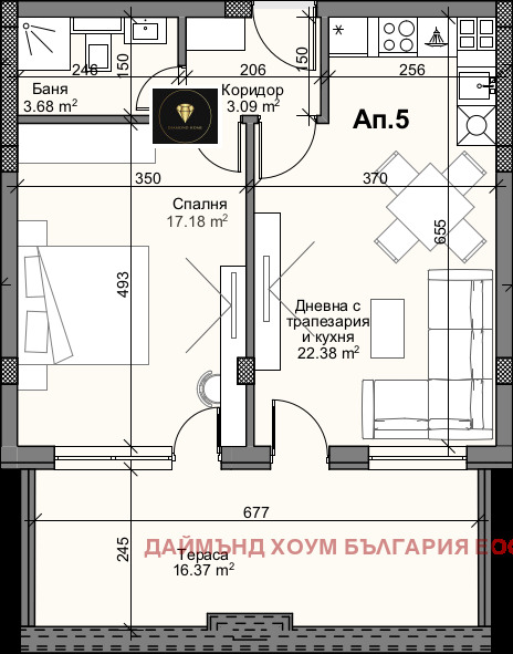 Till salu  1 sovrum Plovdiv , Karsjijaka , 89 kvm | 79553511 - bild [2]