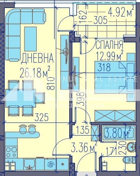 Til salgs  1 soverom Plovdiv , Kamenitsa 1 , 73 kvm | 93647488 - bilde [4]