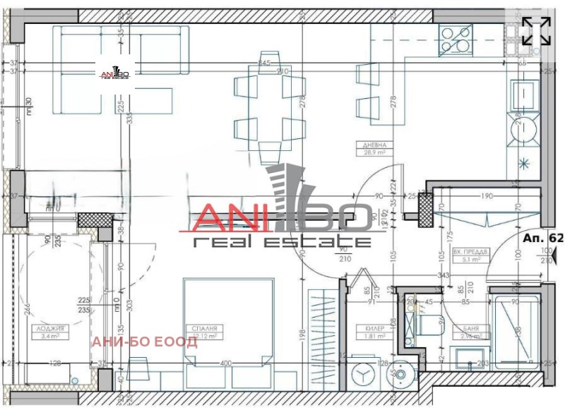 En venta  1 dormitorio Varna , Vazrazhdane 1 , 75 metros cuadrados | 50375818 - imagen [2]