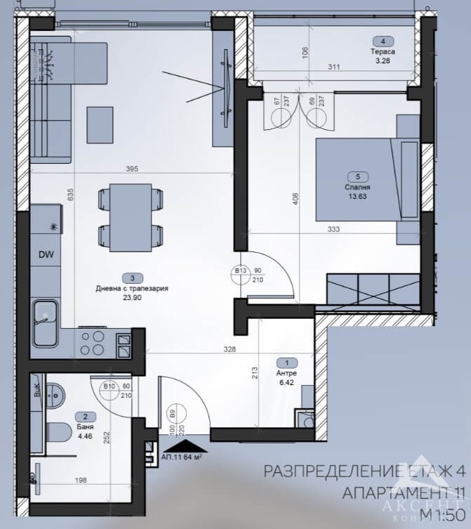 Продава 2-СТАЕН, гр. Перник, Изток, снимка 3 - Апартаменти - 53823125