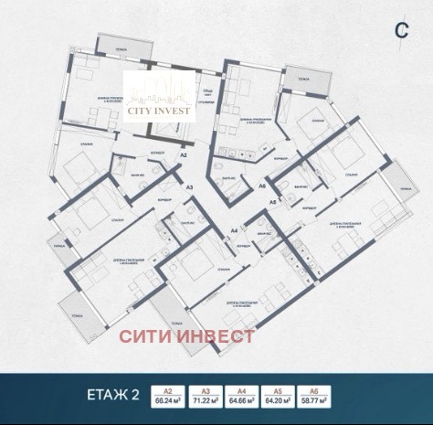 Продава 2-СТАЕН, гр. Ямбол, Аврен, снимка 5 - Апартаменти - 56104296