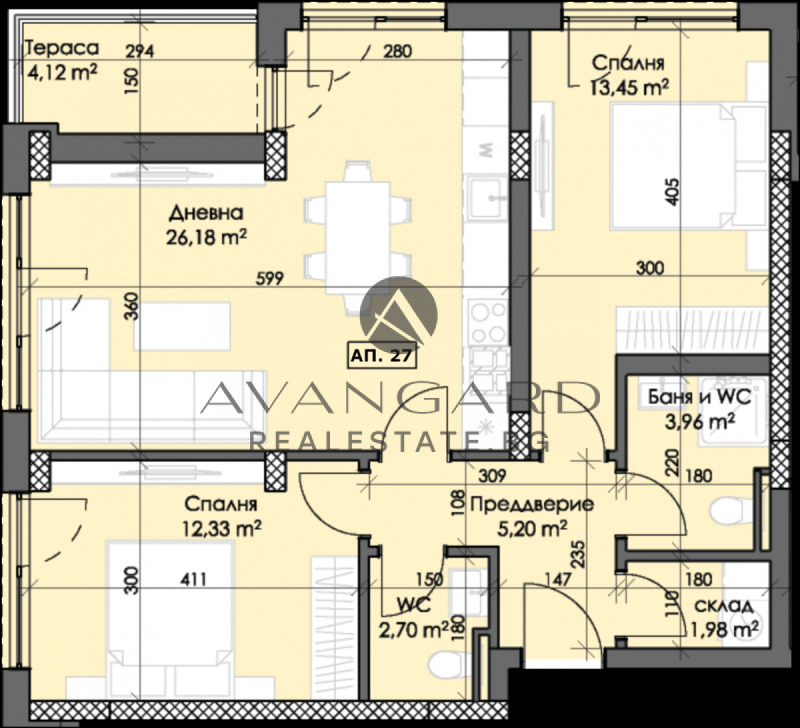 Продава 3-СТАЕН, гр. Пловдив, Тракия, снимка 2 - Апартаменти - 53438293