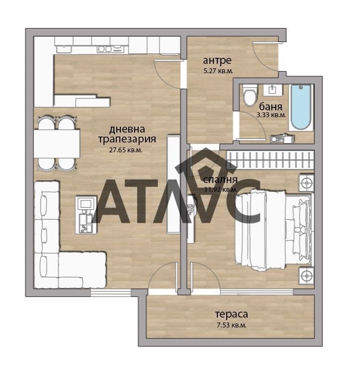 Продава 2-СТАЕН, гр. Пловдив, Остромила, снимка 6 - Апартаменти - 52292569