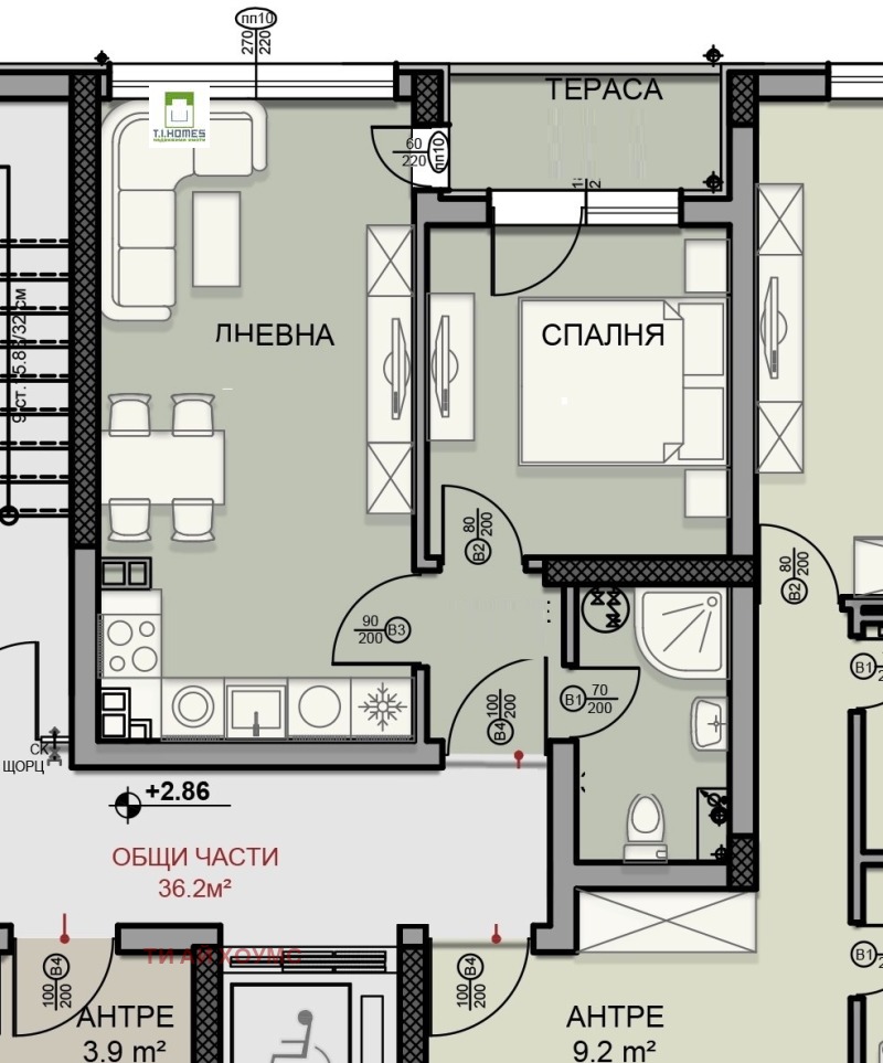 Продава 2-СТАЕН, гр. София, Дървеница, снимка 2 - Апартаменти - 53270607