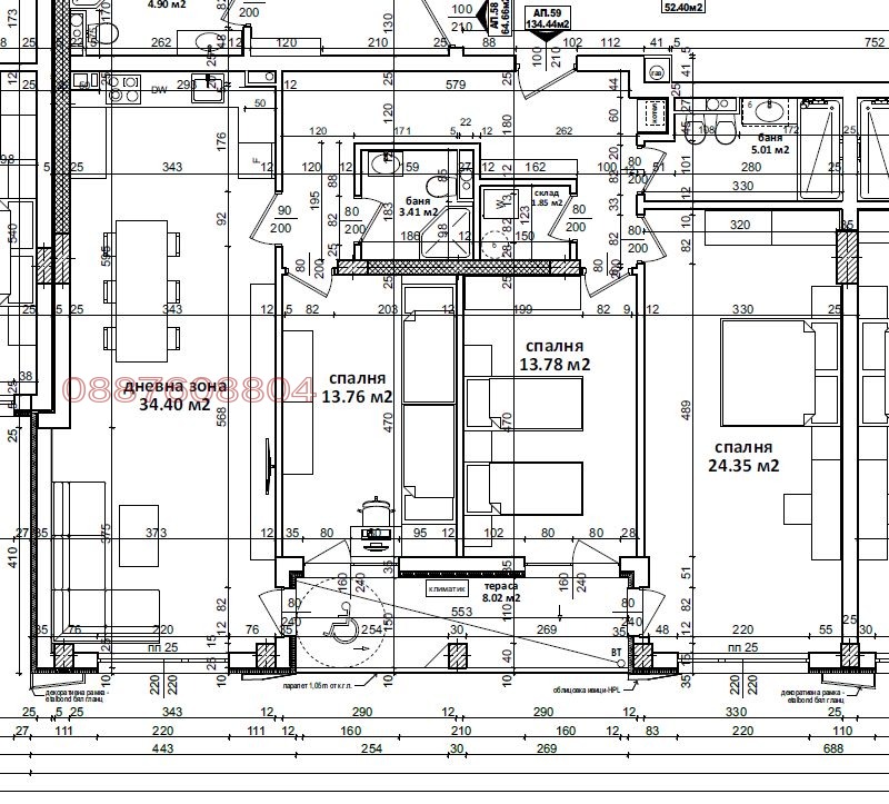 Продава  4-стаен град Бургас , Славейков , 155 кв.м | 12523647 - изображение [8]