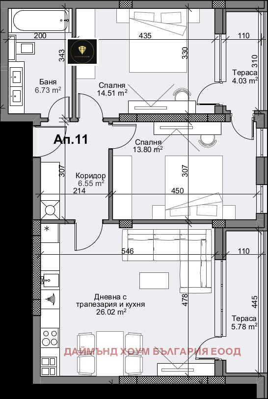Til salg  2 soveværelser Plovdiv , Karshiyaka , 112 kvm | 75806779 - billede [2]