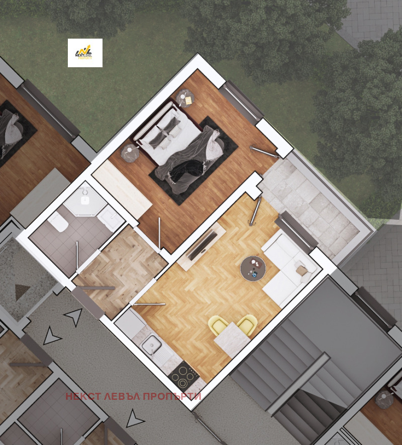 À vendre  1 chambre Sofia , Ovtcha koupel , 66 m² | 98374500