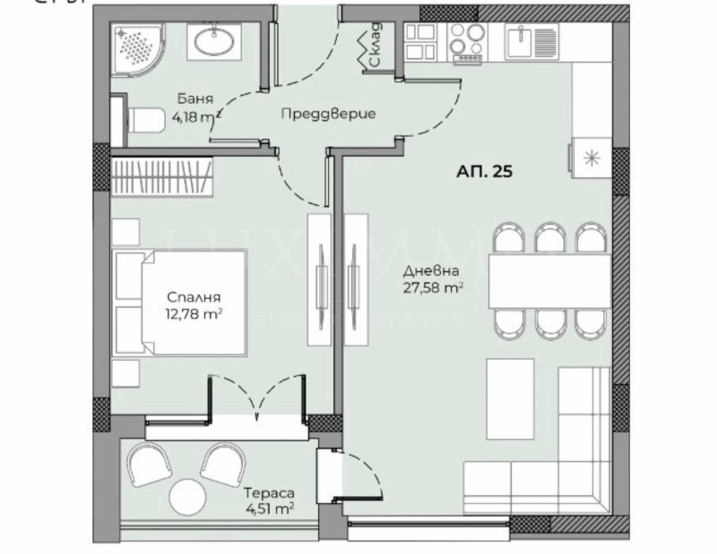 Продава 2-СТАЕН, гр. Пловдив, Христо Смирненски, снимка 5 - Апартаменти - 53327150