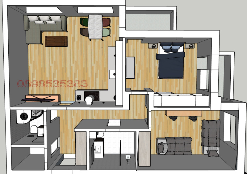 Продава  3-стаен град София , Кръстова вада , 110 кв.м | 59970942 - изображение [10]