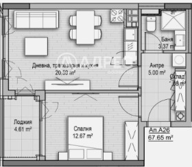 2-СТАЕН, 68 m2