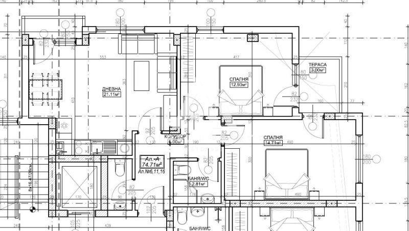Till salu  2 sovrum Pleven , Sjirok centar , 85 kvm | 62282487 - bild [4]