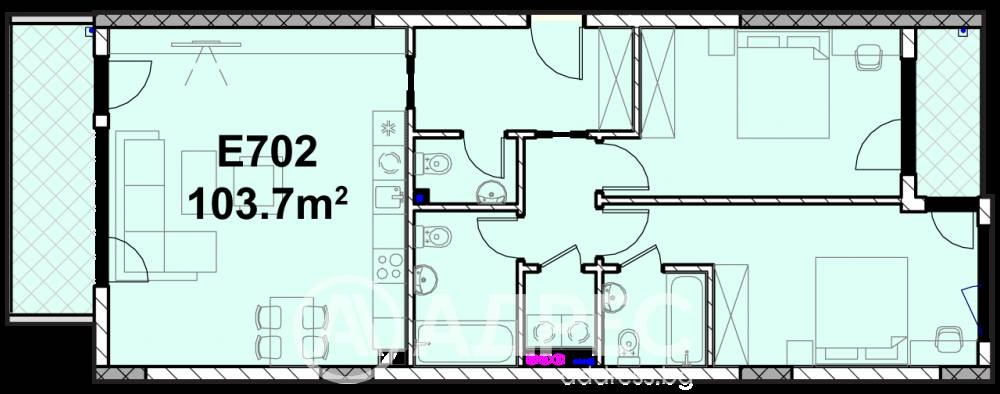 Продава 3-СТАЕН, гр. София, Полигона, снимка 2 - Апартаменти - 53365790