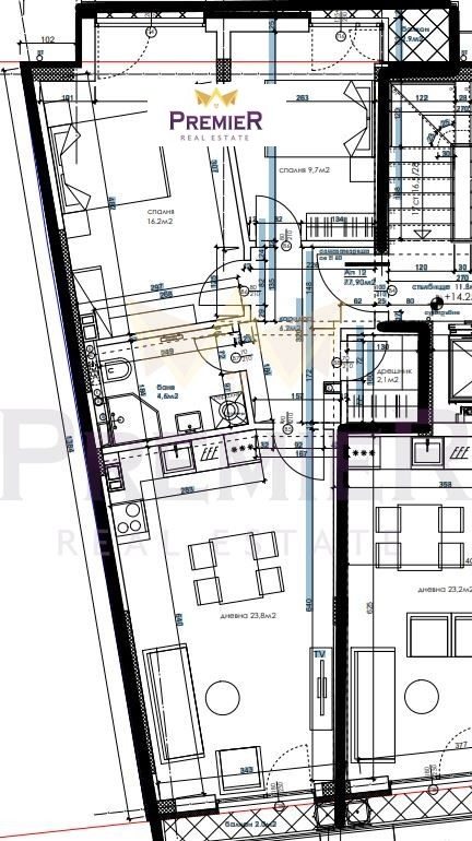 Te koop  2 slaapkamers Varna , Tsentar , 98 m² | 75761892