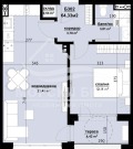 Продава  2-стаен град Бургас , Хоризонт , 64 кв.м | 51950729 - изображение [2]