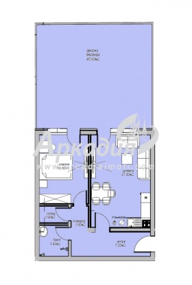 1 chambre Belomorski, Plovdiv