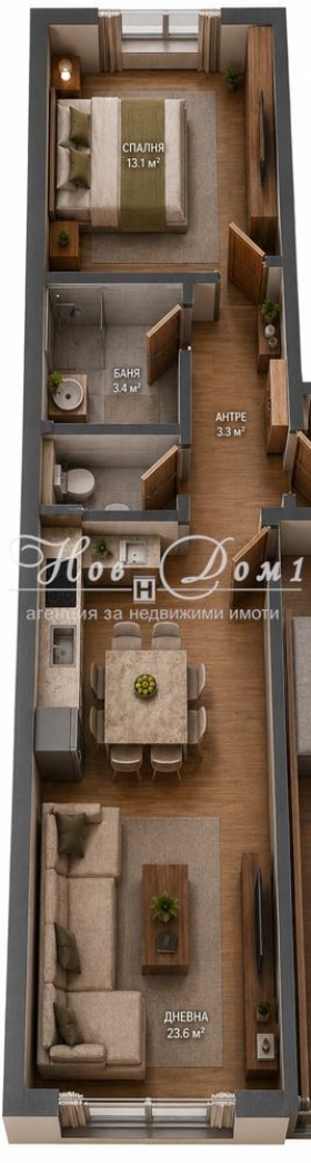 Продава 2-СТАЕН, гр. София, Студентски град, снимка 3 - Апартаменти - 54398321