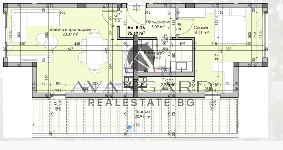 Продава 2-СТАЕН, гр. Пловдив, Остромила, снимка 5 - Апартаменти - 54281116