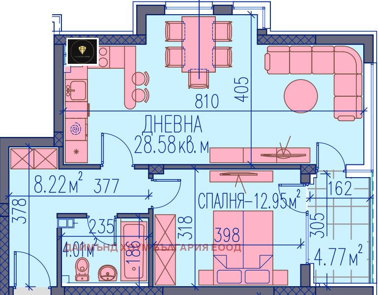 Til salg  1 soveværelse Plovdiv , Trakiya , 86 kvm | 40315123 - billede [2]
