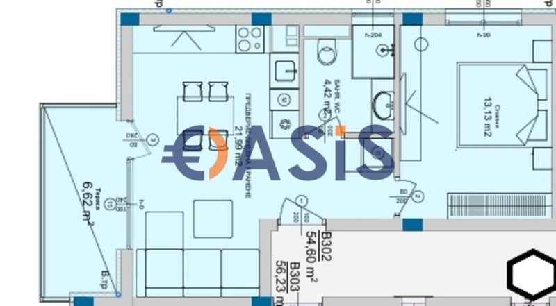 Προς πώληση  1 υπνοδωμάτιο περιοχή Μπουργκάς , Σβετη Βλασ , 64 τ.μ | 36140501 - εικόνα [11]