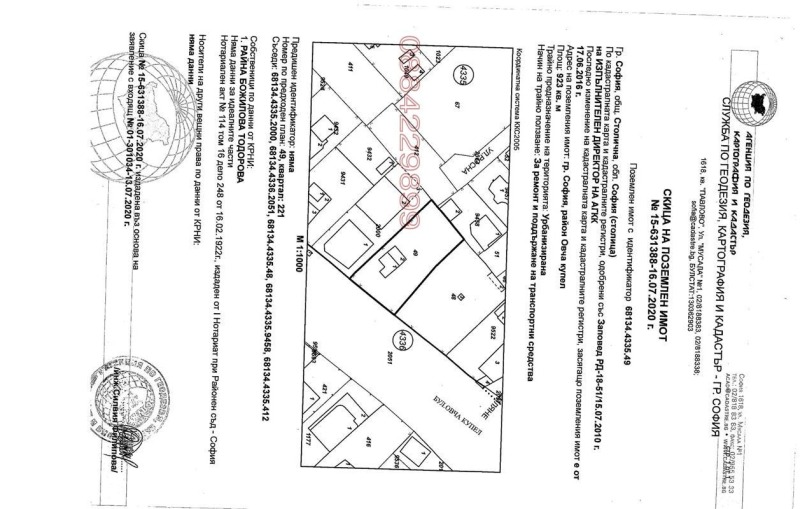 Продава ПАРЦЕЛ, гр. София, Овча купел