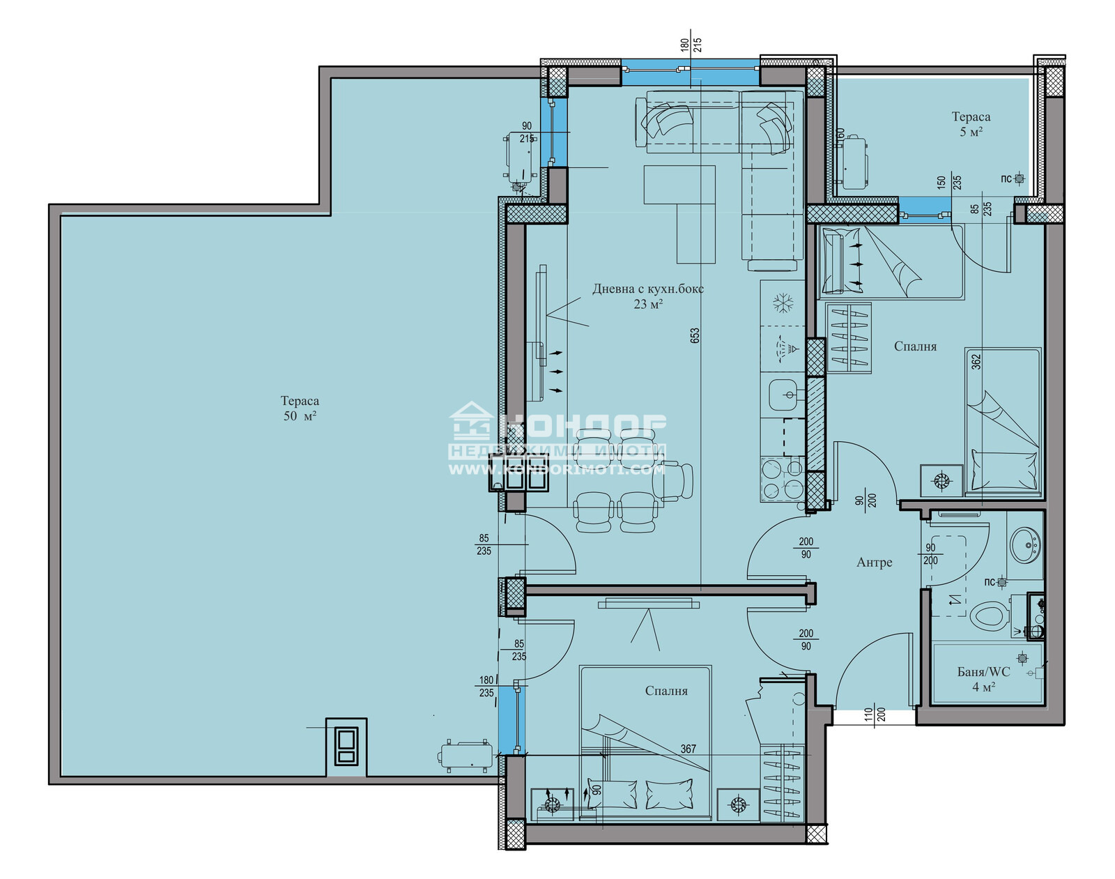 Продава 3-СТАЕН, гр. Пловдив, Кючук Париж, снимка 3 - Апартаменти - 44067275