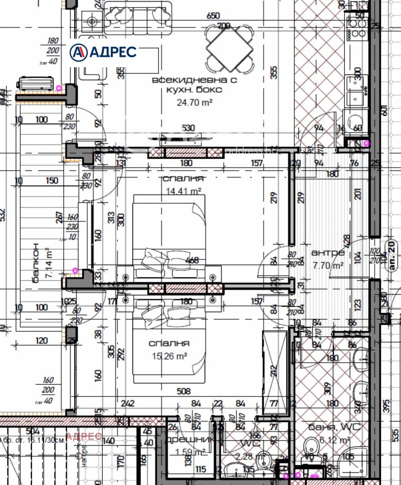 Продава 3-СТАЕН в град Варна, Младост 1 - 113 кв.м / 176 900 € » 345 986.33 лв., АДРЕС