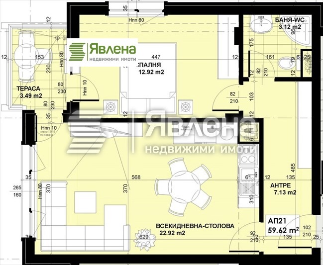 Продава 2-СТАЕН, гр. София, Лозенец, снимка 2 - Aпартаменти - 49366346