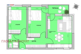 2 bedroom Peshtersko shose, Plovdiv 1