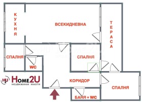 3-стаен град София, Люлин 1 6