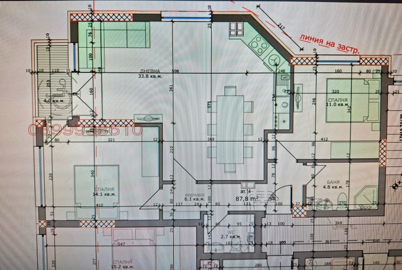 Продава  3-стаен, град Варна, Левски 2 •  185 500 EUR • ID 67756863 — holmes.bg - [1] 