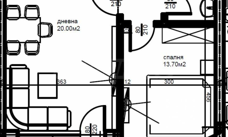 Продава 2-СТАЕН, гр. Пловдив, Коматевски възел, снимка 4 - Aпартаменти - 47876074