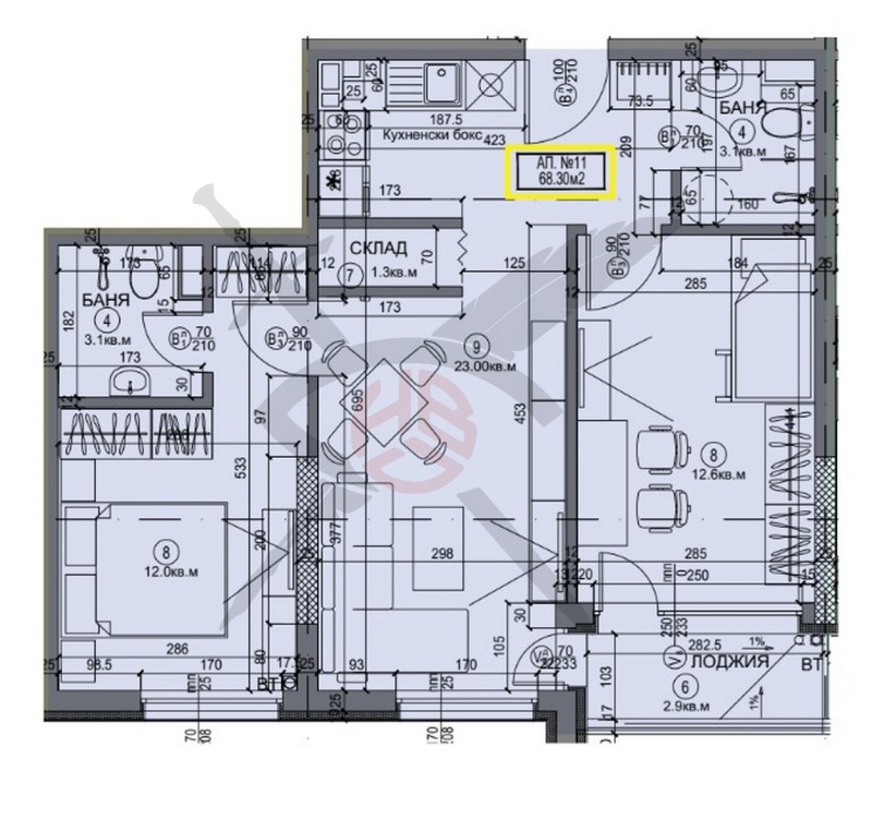 Продава 3-СТАЕН, гр. София, Красно село, снимка 1 - Aпартаменти - 48151581