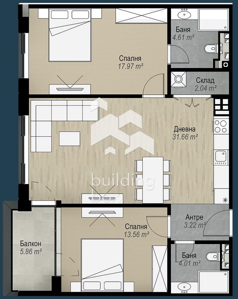 Продава 3-СТАЕН, гр. София, Витоша, снимка 9 - Апартаменти - 54276927