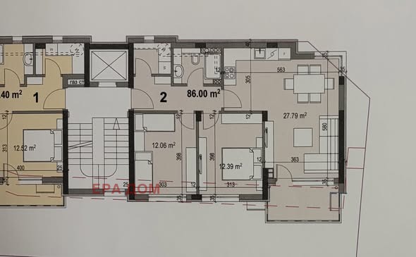 Продава 3-СТАЕН, гр. Стара Загора, Самара 3, снимка 3 - Апартаменти - 55794522