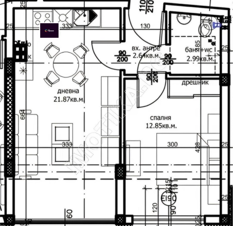 Продава 2-СТАЕН в град Варна, Левски 1 - 58 кв.м / 105 000 € » 205 362.15 лв., РОНЕВА