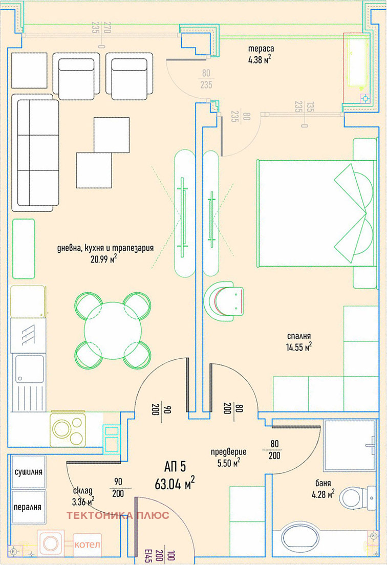 Продава 2-СТАЕН, гр. София, Дървеница, снимка 13 - Апартаменти - 51856236