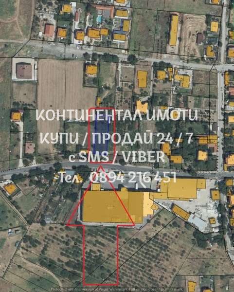 Til salgs  Plott Plovdiv , Proslav , 1000 kvm | 66406417 - bilde [2]