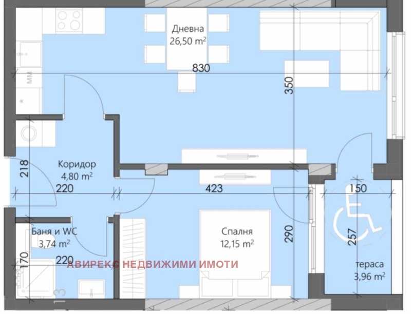 Till salu  1 sovrum Plovdiv , Karsjijaka , 76 kvm | 27381097 - bild [10]