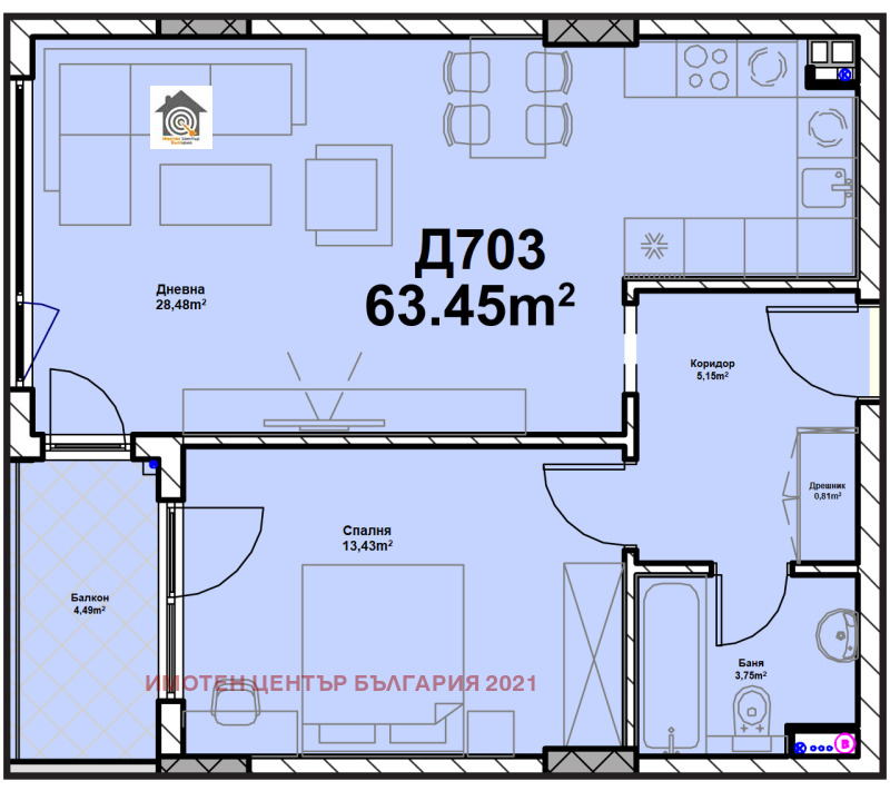 Til salgs  1 soverom Sofia , Poligona , 76 kvm | 30121645 - bilde [2]