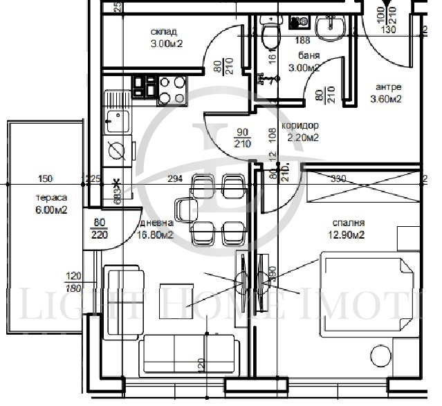 Till salu  1 sovrum Plovdiv , Belomorski , 64 kvm | 39957683 - bild [4]