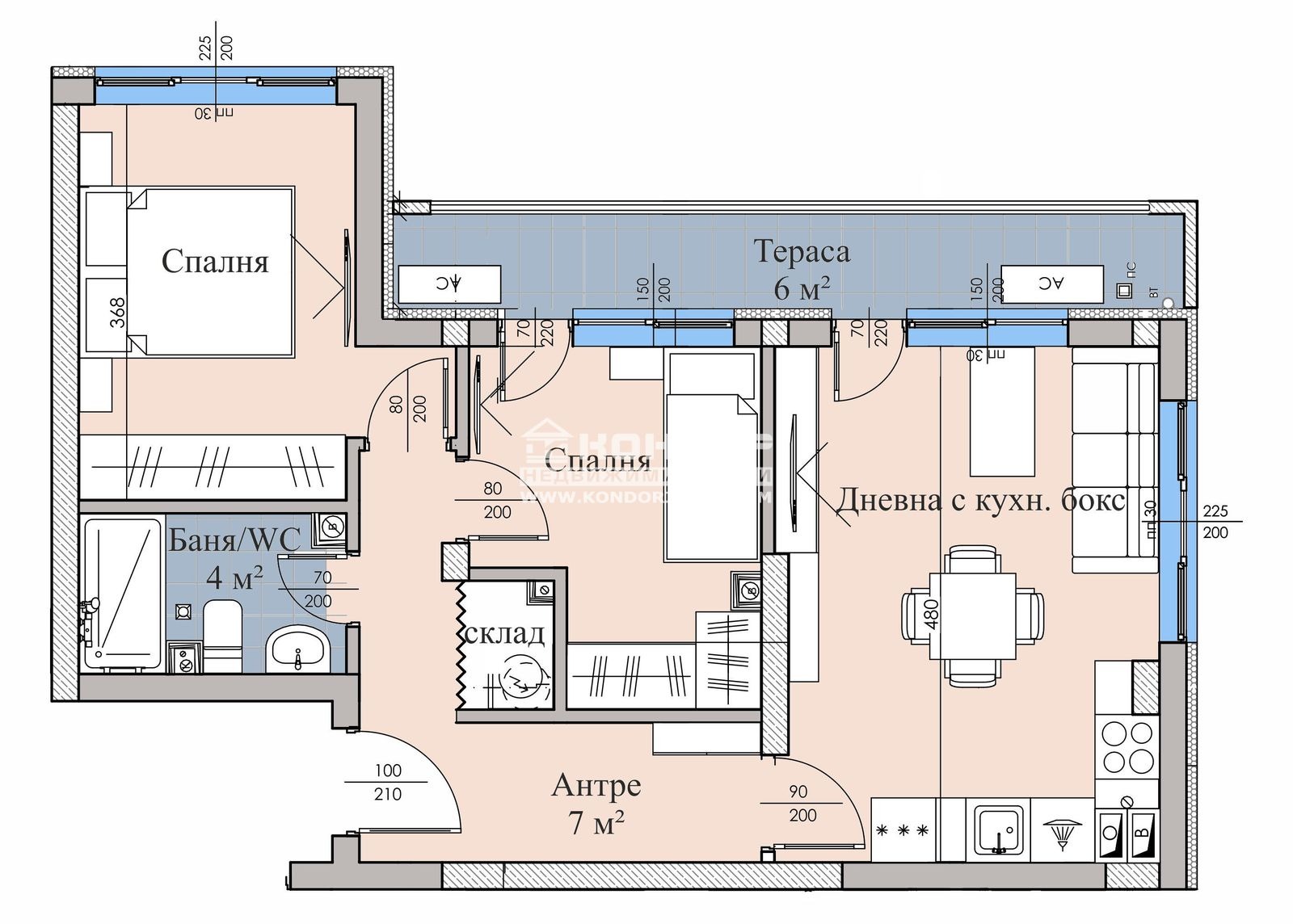 Продава 3-СТАЕН, гр. Пловдив, Въстанически, снимка 2 - Апартаменти - 49952788