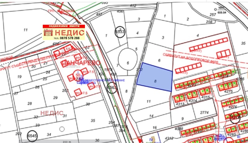 Продава ПАРЦЕЛ в град София, с. Лозен - 3200 кв.м / 520 000 € » 1 017 031.60 лв., НЕДИС
