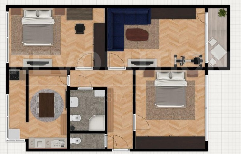 Продава 3-СТАЕН, гр. София, Гоце Делчев, снимка 10 - Апартаменти - 53270651