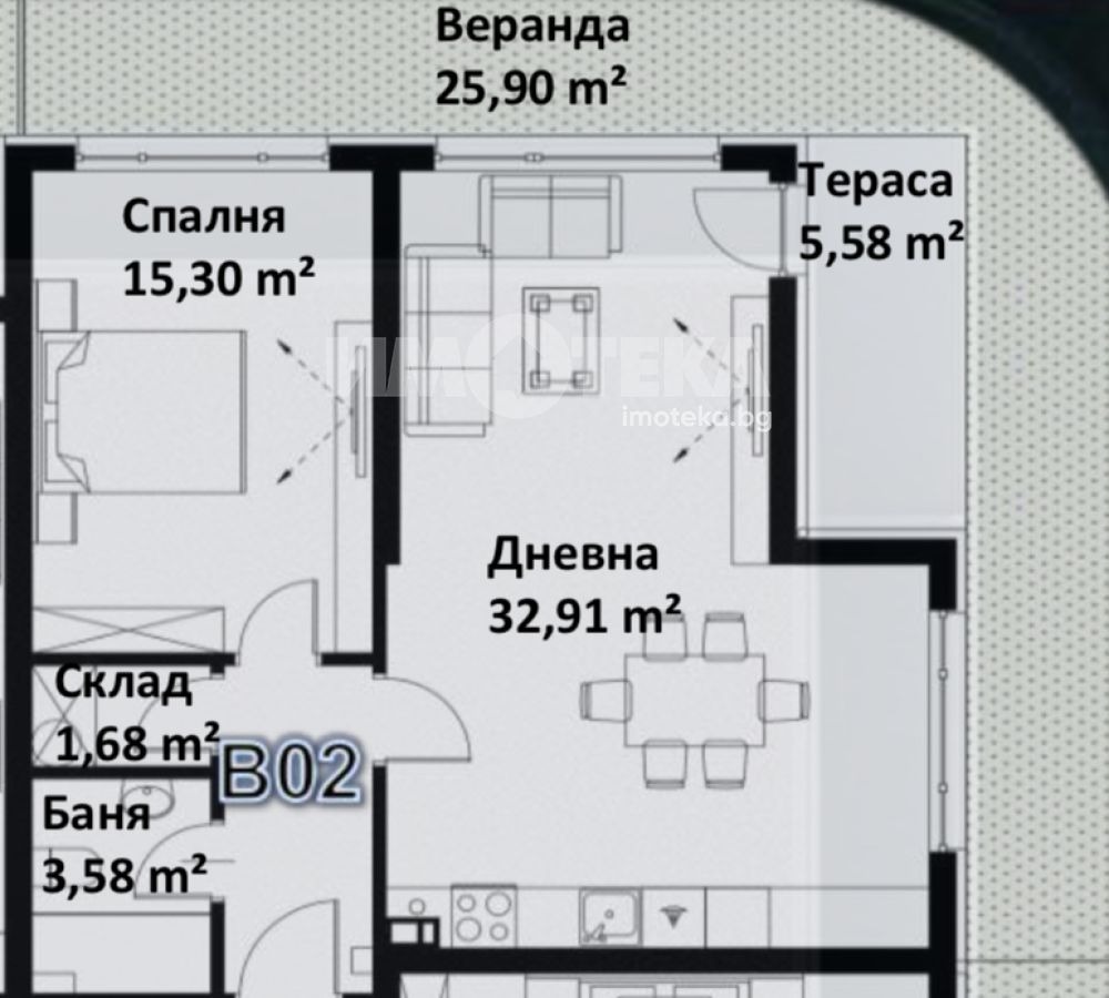 Продава 2-СТАЕН, гр. Пловдив, Кършияка, снимка 14 - Апартаменти - 55445523