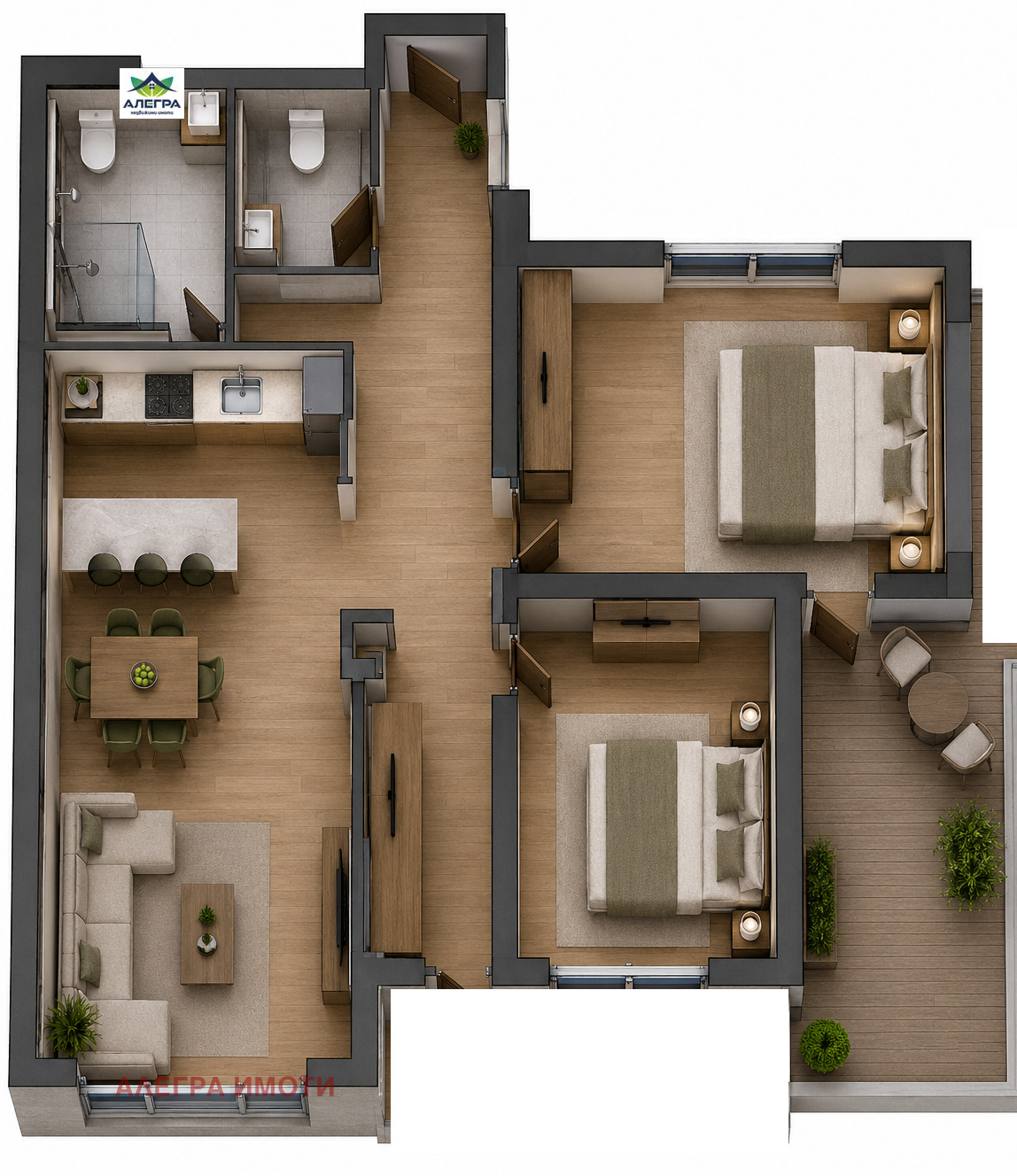 Продава 3-СТАЕН, гр. Пазарджик, Център, снимка 2 - Апартаменти - 55923031