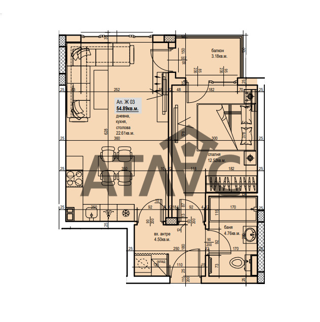 In vendita  1 camera da letto Plovdiv , Ostromila , 69 mq | 75143155 - Immagine [4]