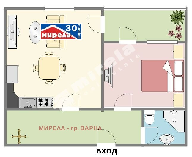 Te koop  1 slaapkamer Varna , Mladost 1 , 60 m² | 60804459 - afbeelding [7]