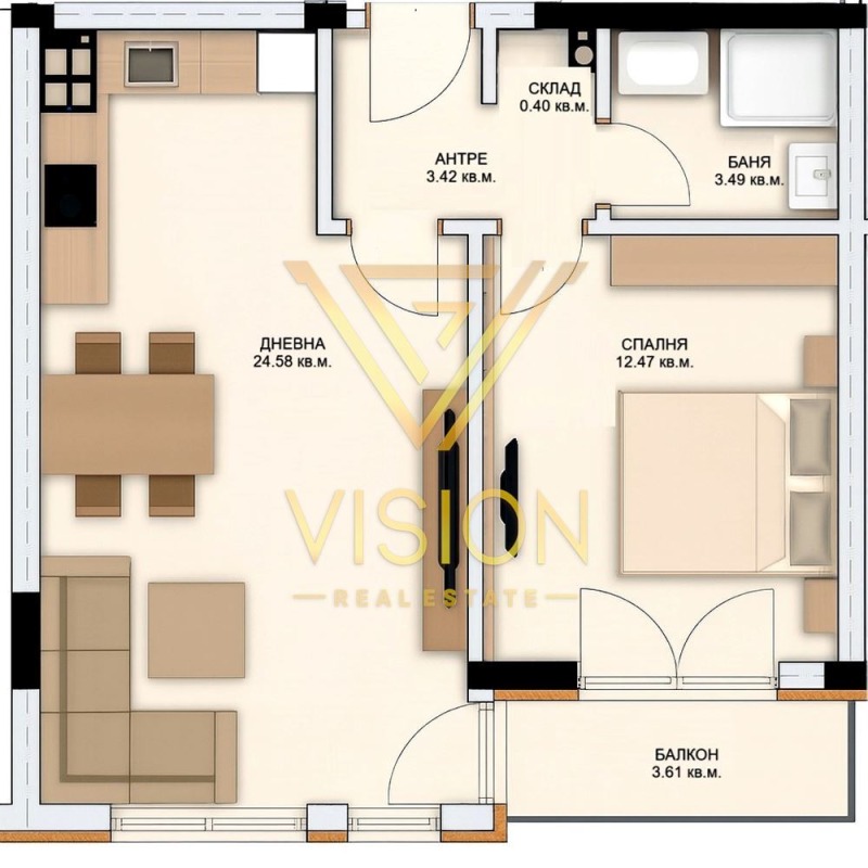 Na sprzedaż  1 sypialnia Sofia , Simeonowo , 67 mkw | 21166020 - obraz [2]